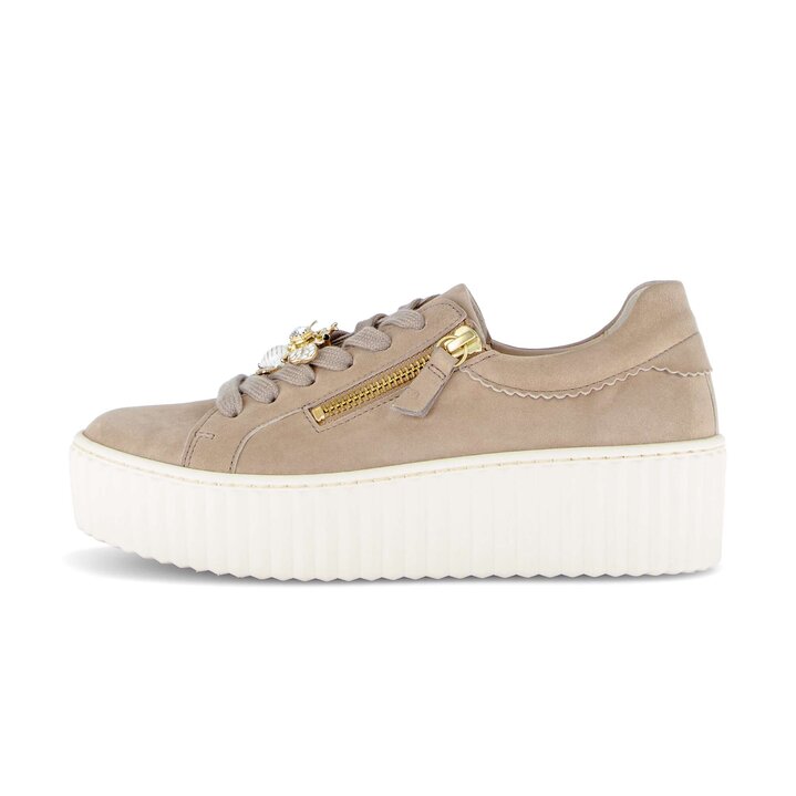 Lage sneaker beige #0