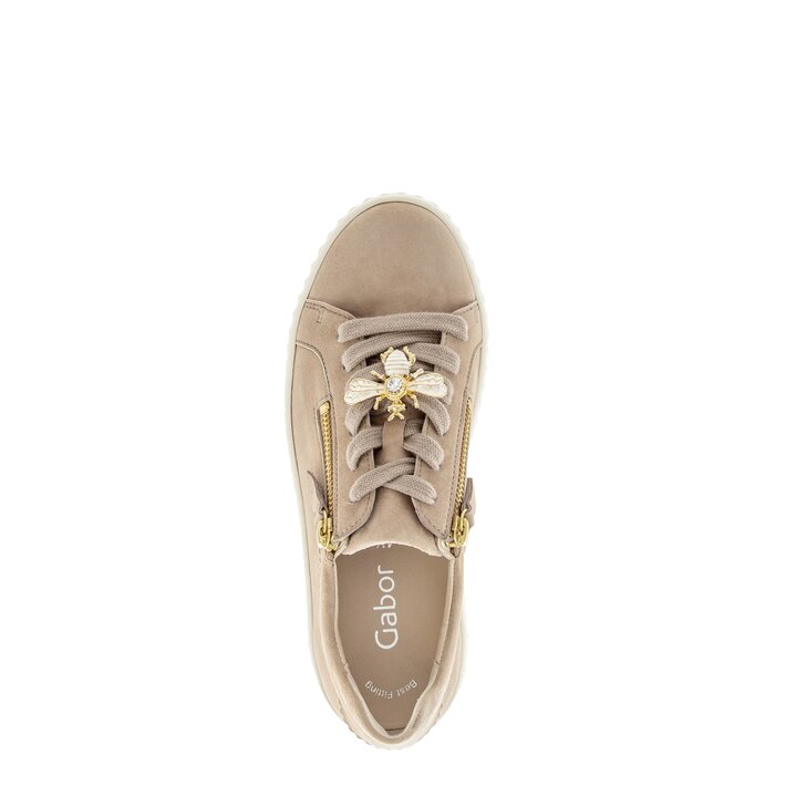 Lage sneaker beige #5