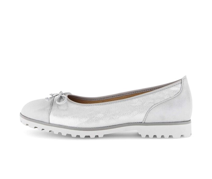 Sportliche Ballerina silber #0