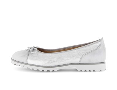 Ballerina sportiva argento