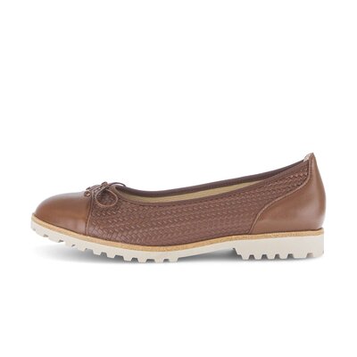 Ballerine sportive marron