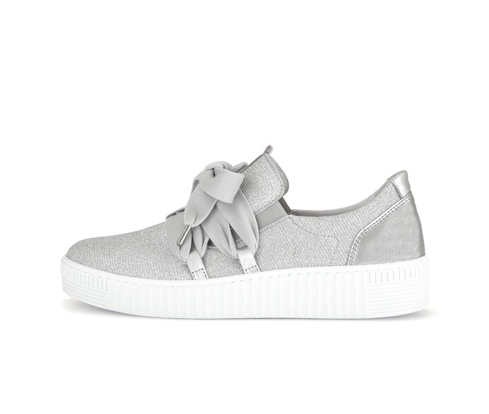 Lage sneaker zilver #0