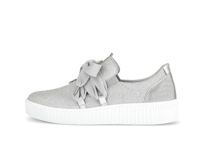 Sneakers basse argento