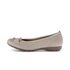 Sportliche Ballerina beige