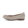 Sportliche Ballerina beige