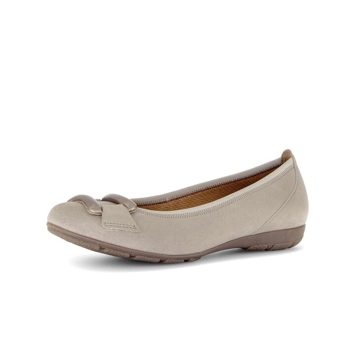 Sportliche Ballerina beige #2