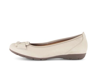 Ballerina sportiva beige