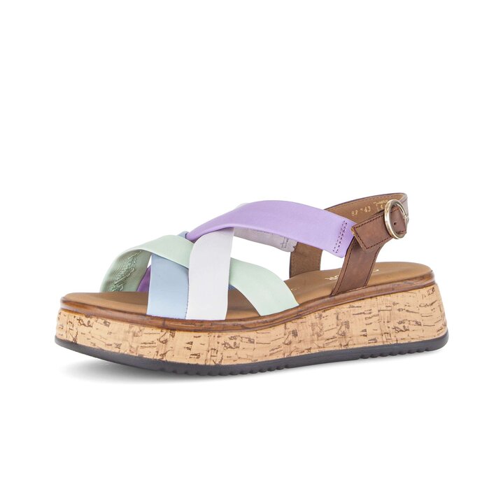 Sandale à plateforme multicolore #2