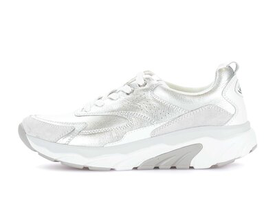 Lage sneaker zilver
