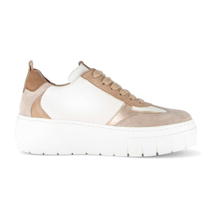 Sneakers basse beige #1