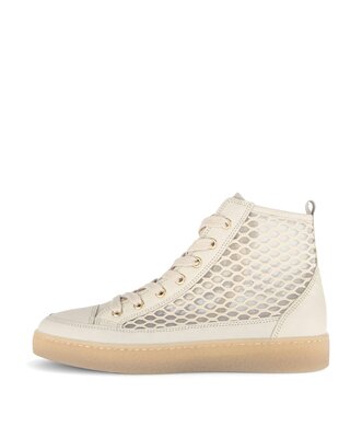 Sneaker high beige