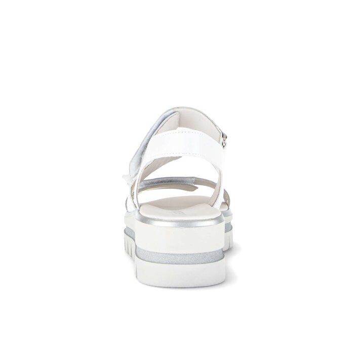 Plateau Sandale weiß #3