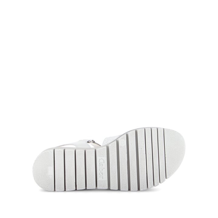 Plateau Sandale weiß #4