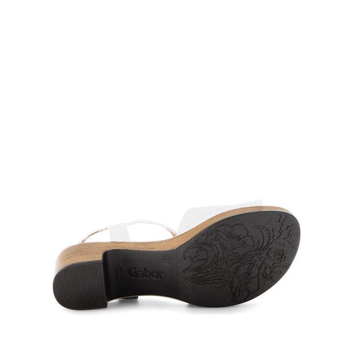 Plateau Sandale weiß #4