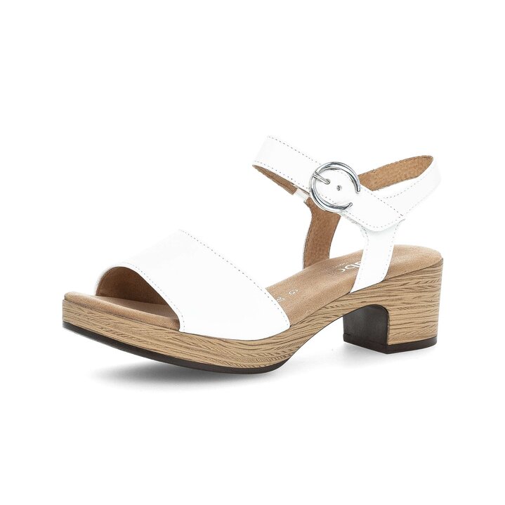 Plateau Sandale weiß #2