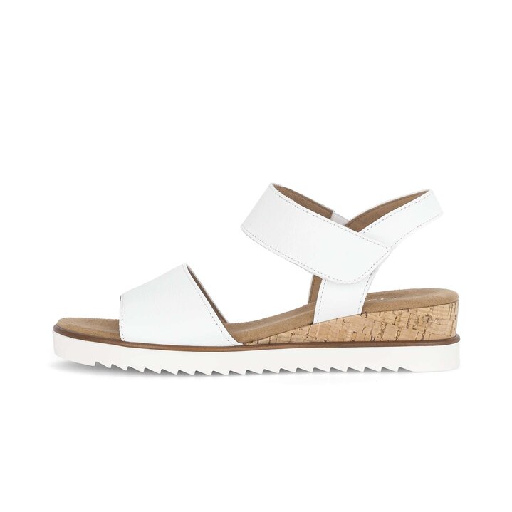 Platåsandaler vit #0
