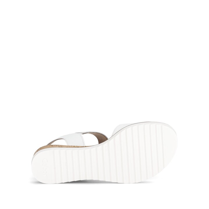 Platåsandaler vit #4