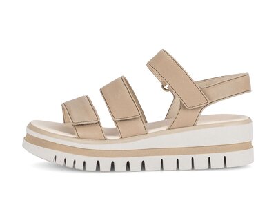 Sandalo con plateau marrone