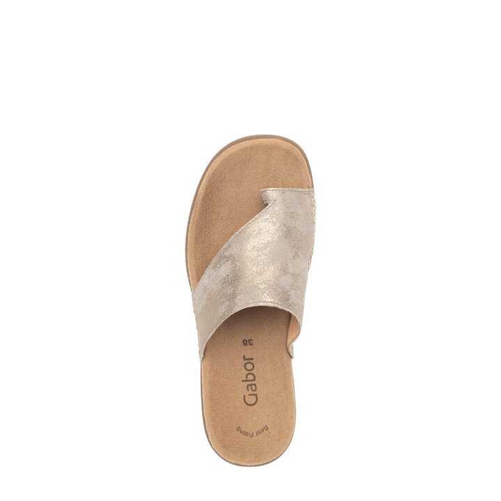 Teenslipper beige #5