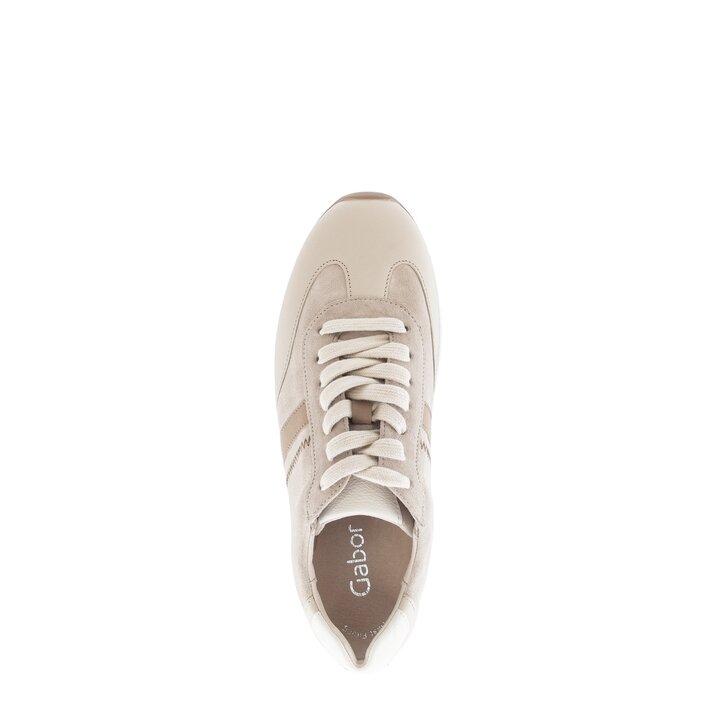 Sneakers basse beige #5