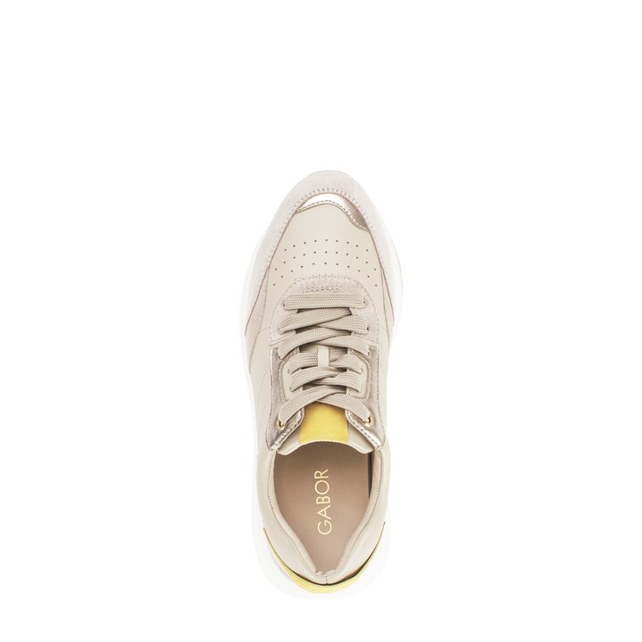 Sneakers basse beige #5
