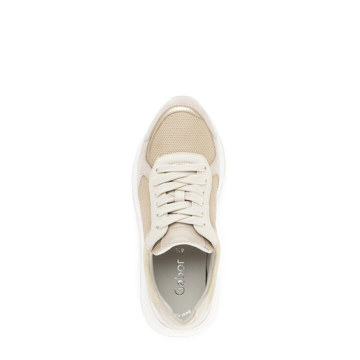 Lage sneaker beige #5