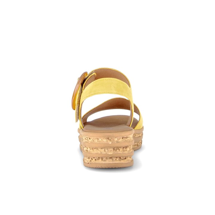 Plateau Sandale gelb #3