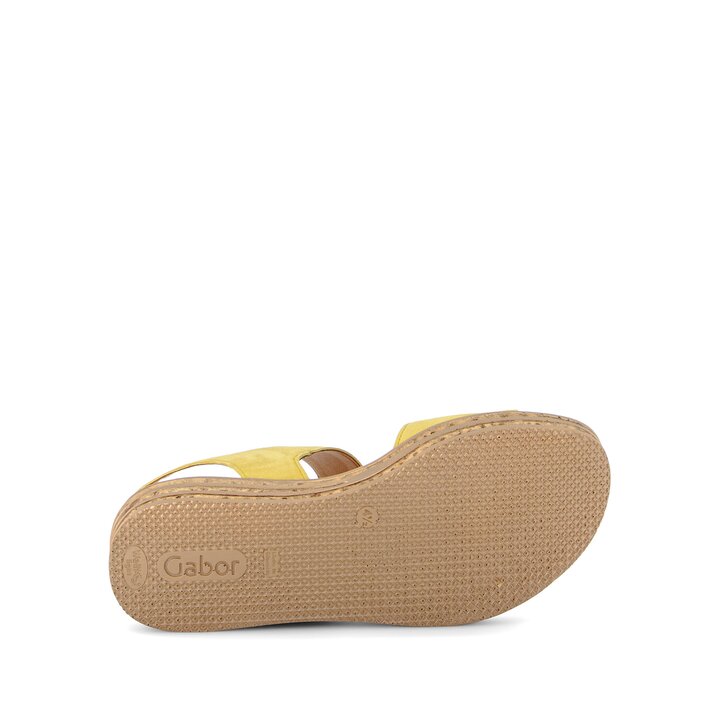 Plateau Sandale gelb #4