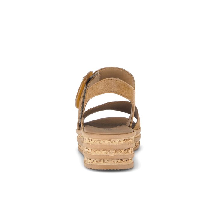 Plateau Sandale braun #3