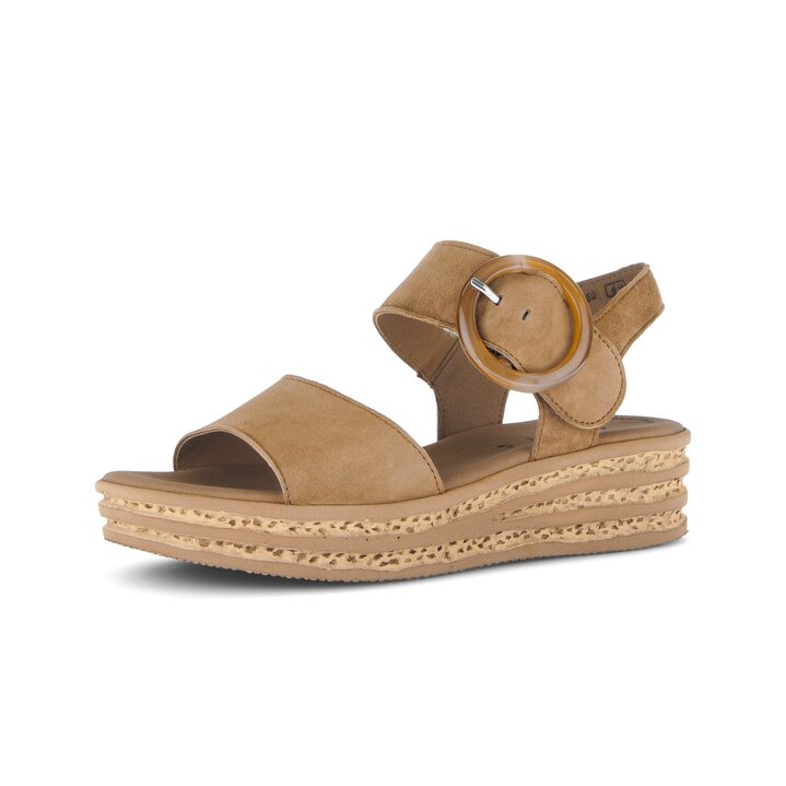 Plateau Sandale braun #2