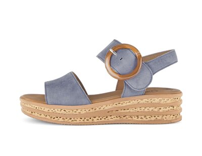 Plateau Sandale blau