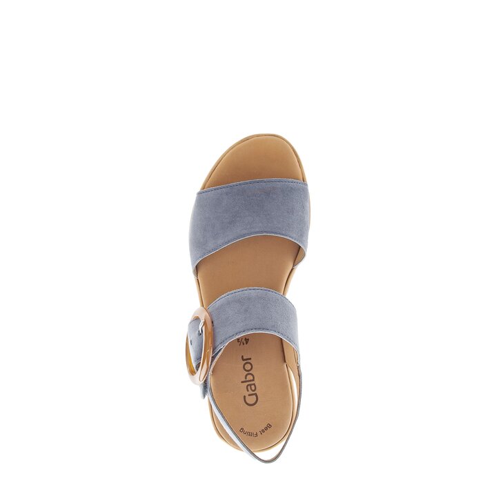 Plateau Sandale blau #5