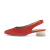 Slingpumps röd