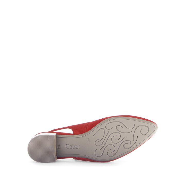 Slingpumps röd #4