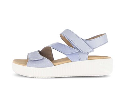 Sandale à plateforme bleu
