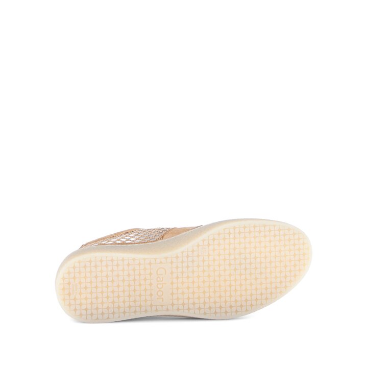 Lage sneaker bruin #4