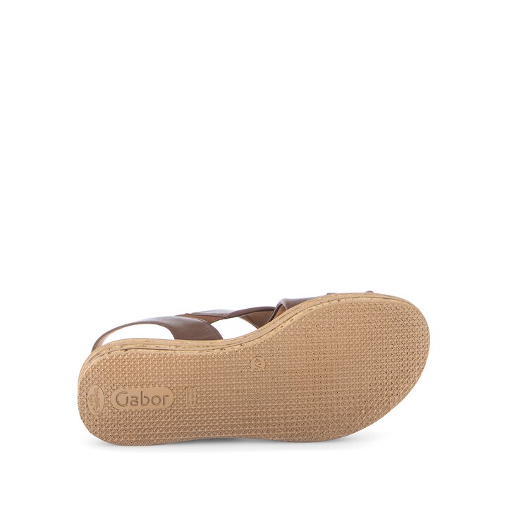 Plateau Sandale braun #4