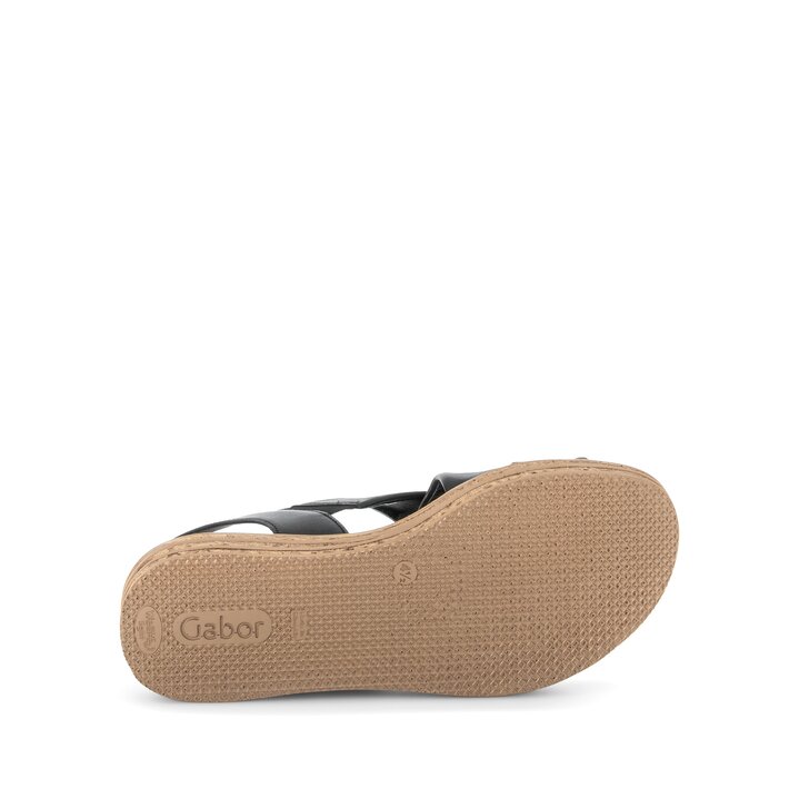 Plateau Sandale schwarz #4