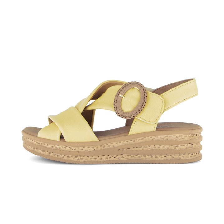 Plateau Sandale gelb #0
