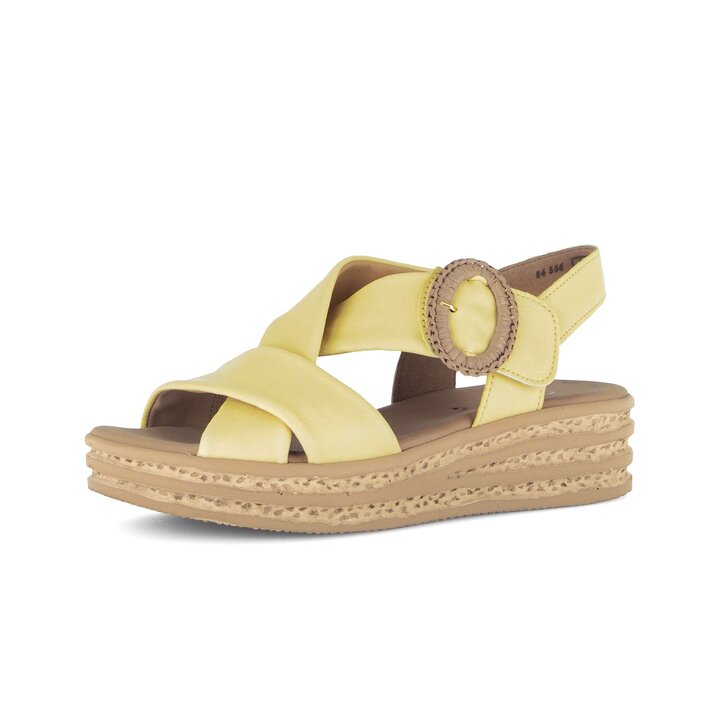 Plateau Sandale gelb #2