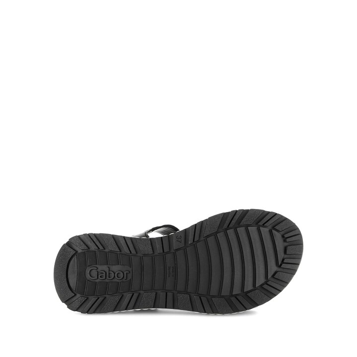 Platåsandaler svart #4