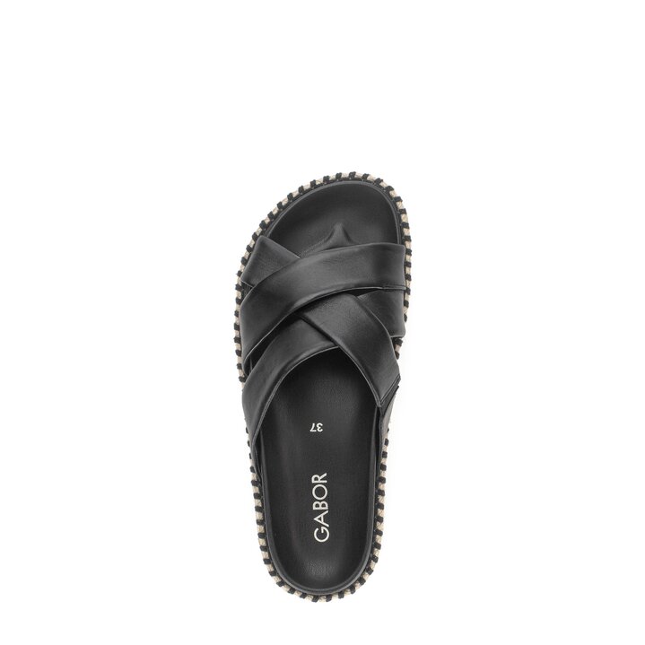 Pantoletter svart #5