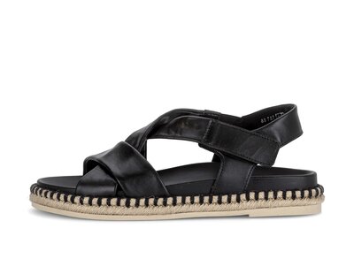 Riemchensandale schwarz