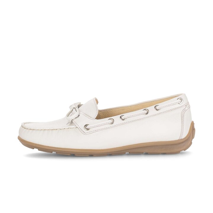 Mokassin weiß #0
