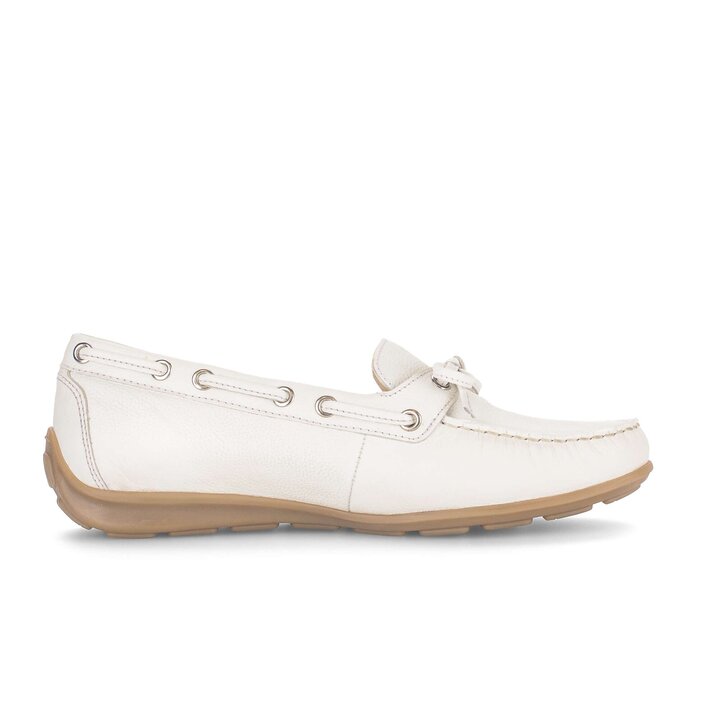 Mokassin weiß #1