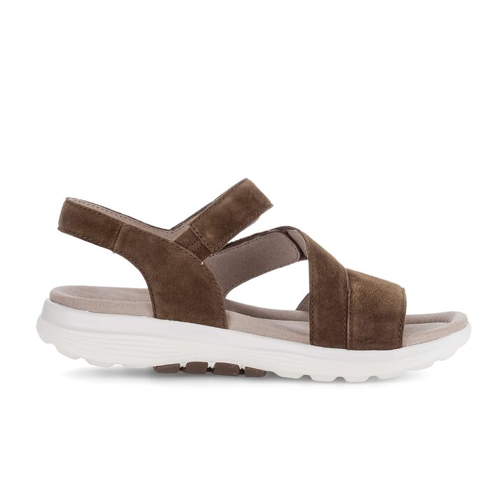 Sandalo con cinturino marrone #1