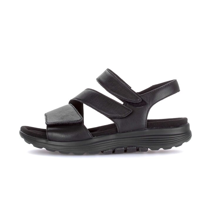 Sandal met riempjes zwart #0