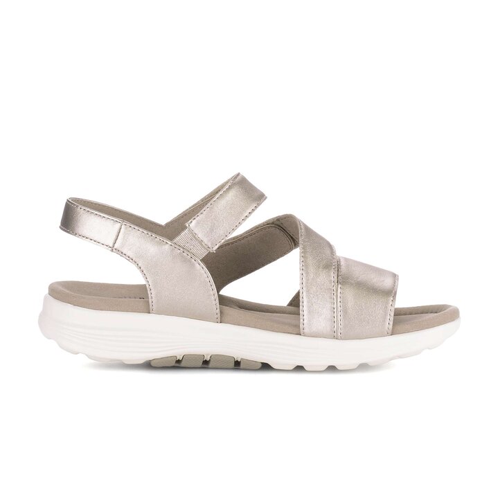 Riemchensandale Gold #1