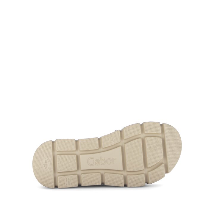 Sandale met plateauzool geel #4