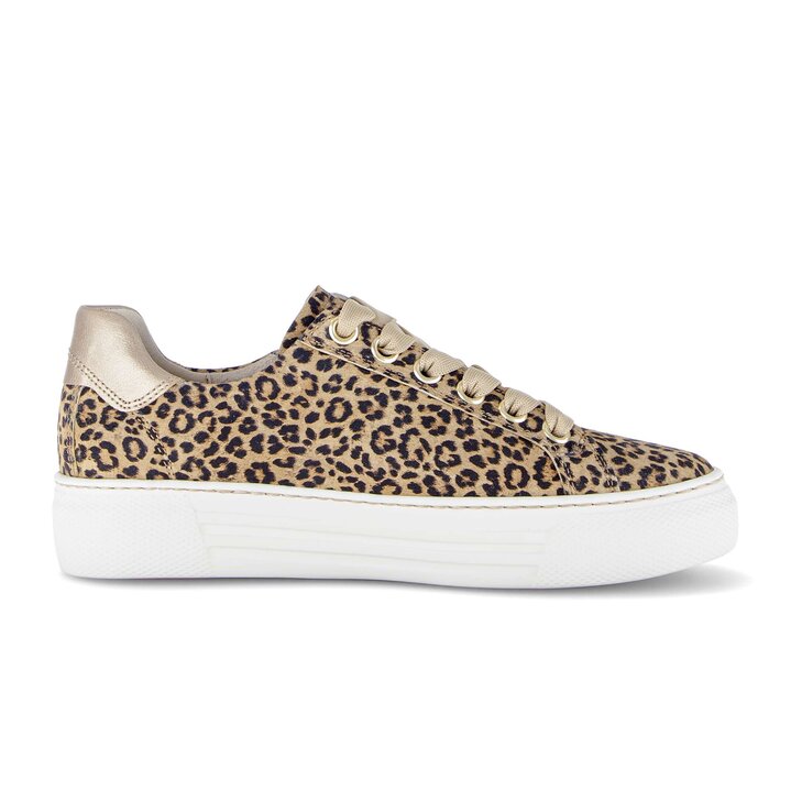 Sneakers basse beige #1